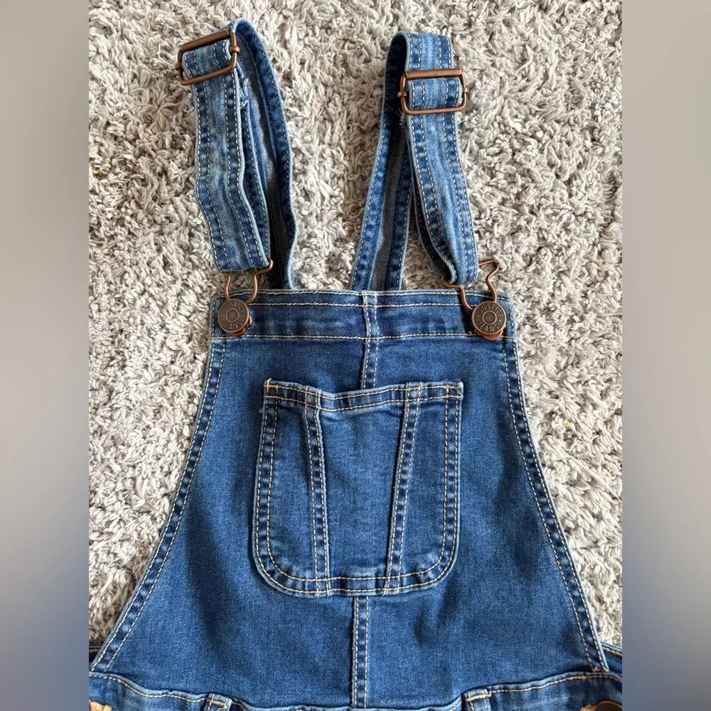 Justice• Girls’ Denim Ombré Overall Shorts | Sz 12